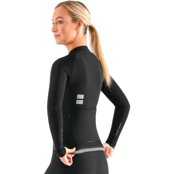 Soomom Womens Base Classic LS Thermal Jersey Black