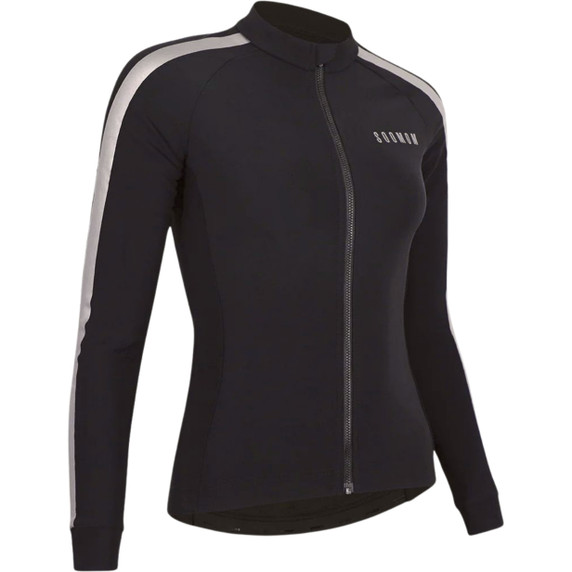 Soomom Womens Base Classic LS Thermal Jersey Black