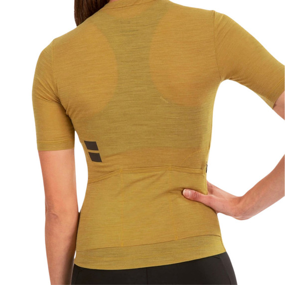 Soomom Womens Pro Classic Merino Jersey Mustard Yellow