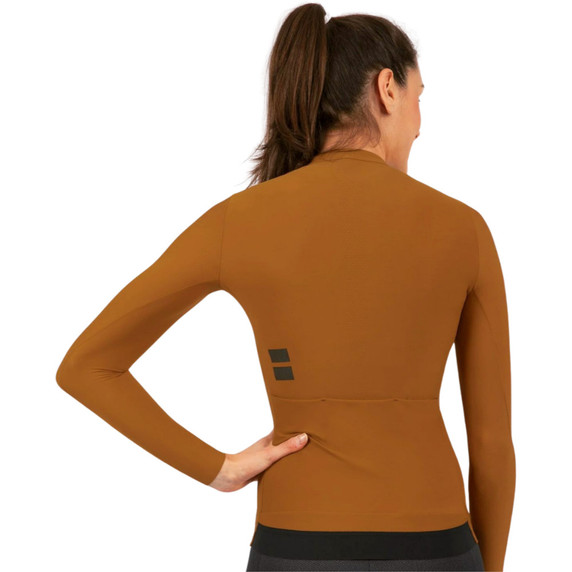 Soomom Womens Pro Lightweight LS Thermal Jersey Tawny Brown