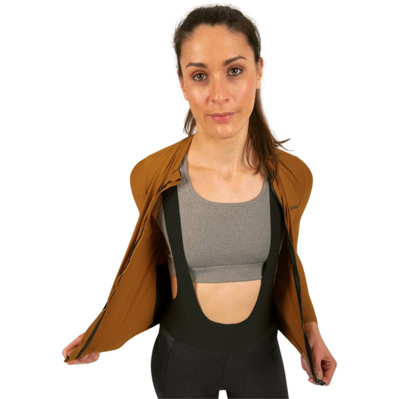 Soomom Womens Pro Lightweight LS Thermal Jersey Tawny Brown