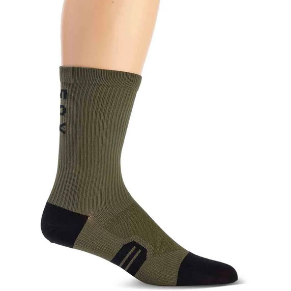 Fox 8in Ranger Sock Olive Green