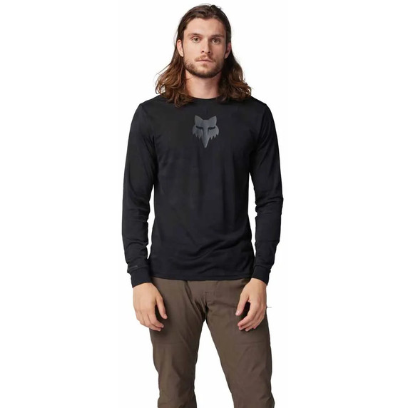 Fox Ranger Tru-Dri LS Jersey Black