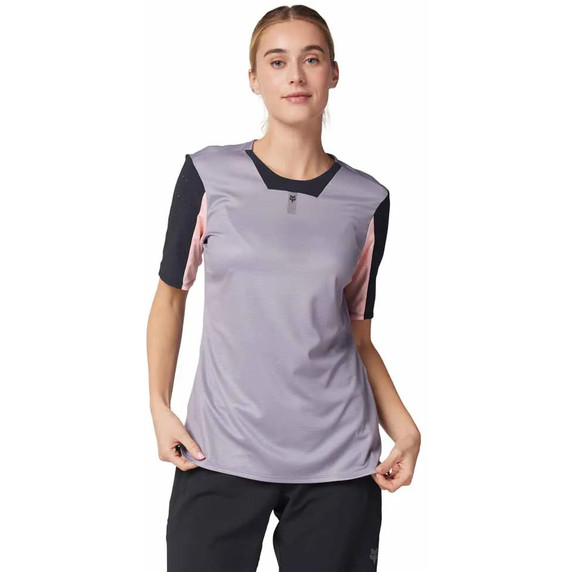 Fox Womens Defend SS Jersey Stone