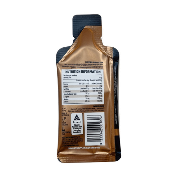 Fixx Nutrition Gel X Pro Coldbrew 40g