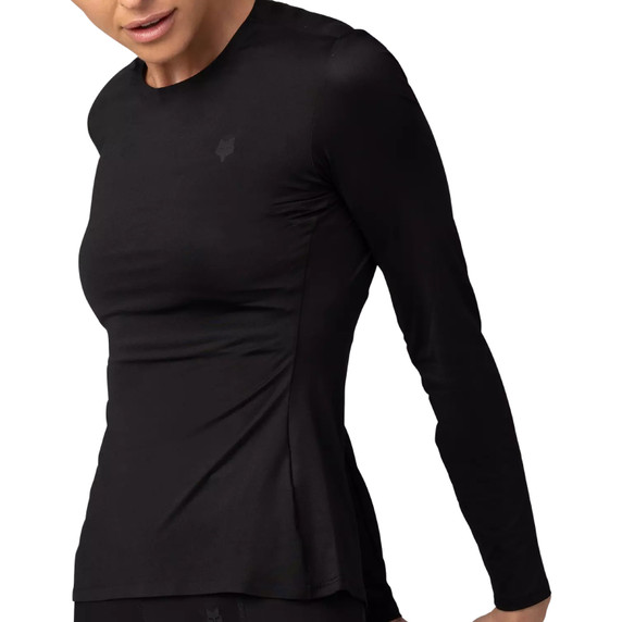 Fox Tecbase Black Womens LS Baselayer