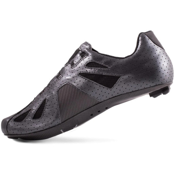 Lake CX302 Metal / Black Narrow Road Shoe
