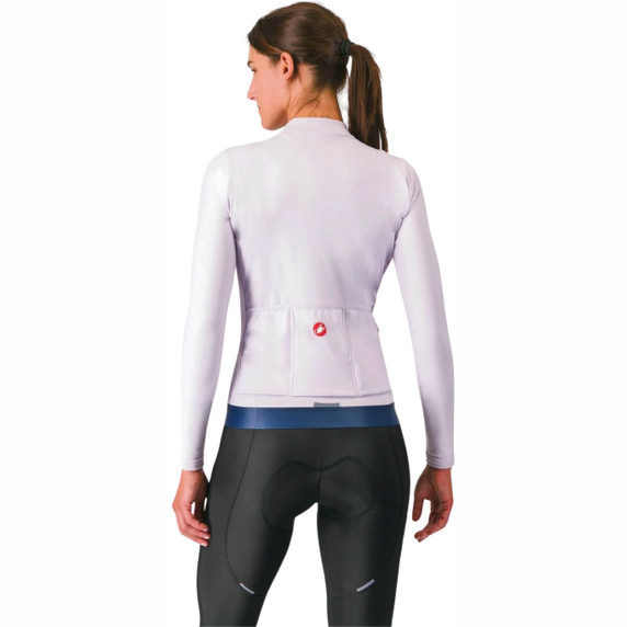 Castelli Espresso Thermal Womens Jersey Purple Mist/Deep Purple