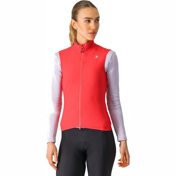 Castelli Espresso Womens Vest Hibiscus
