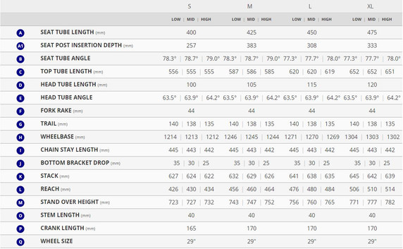 Giant 2024 Reign 1 Blue Dragonfly/Black MTB