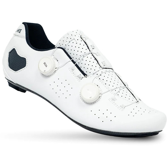 Lake CX333-N White / White Microfiber Road Shoe