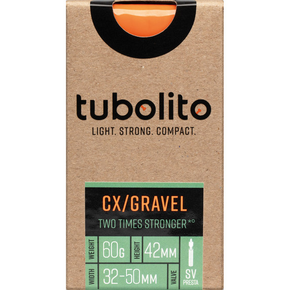 Tubolito Tubo Gravel Tube 700x30/47mm 42mm Presta Valve Black