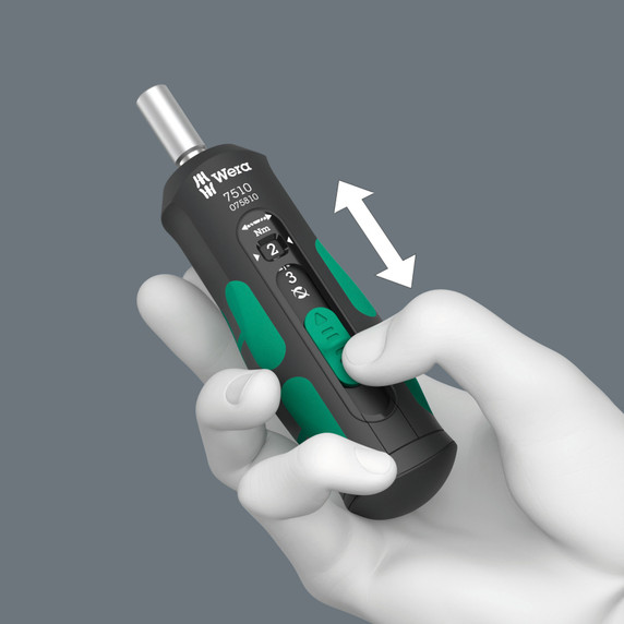 Wera 7510 Torque Wrench Speed Tool Set 1-3Nm 14 Piece