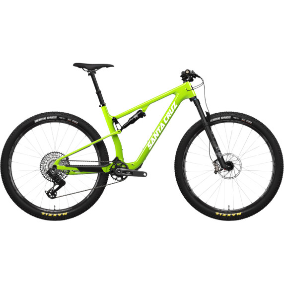 Santa Cruz 2024 Blur 4 C TR GX AXS-Kit Trail Fox Float Perf E LR 29 Gloss Spring Green