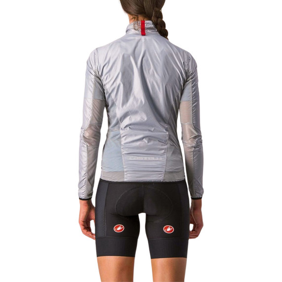 Castelli Aria Shell Womens Jacket Silver Grey X-Small