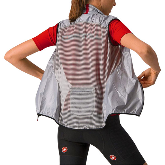 Castelli Aria Womens Vest Silver Grey