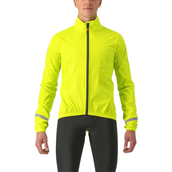 Castelli Emergency 2 Rain Jacket Electric Lime