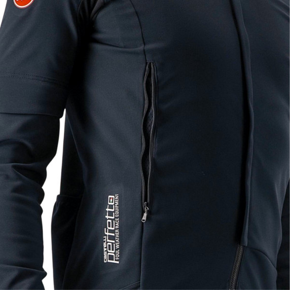 Castelli Perfetto RoS 2 Convertible Jacket Light Black/Black Reflex