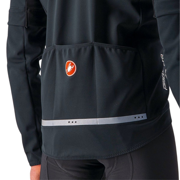 Castelli Perfetto RoS 2 Convertible Jacket Light Black/Black Reflex