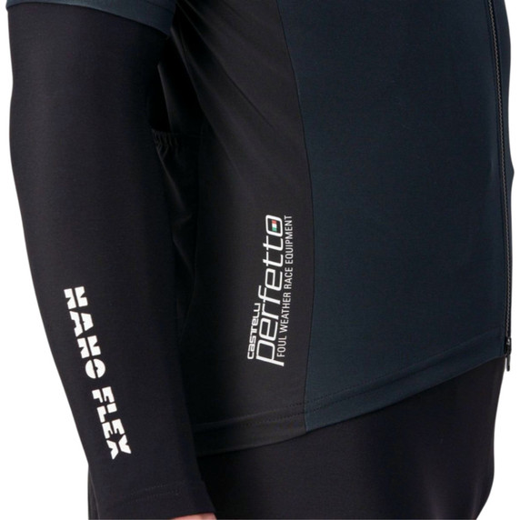 Castelli Perfetto RoS 2 Wind Jersey Light Black