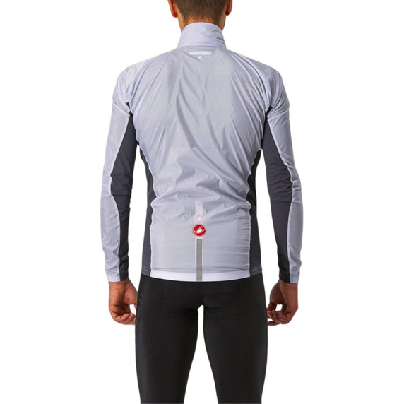 Castelli Squadra Stretch Jacket Silver Gray/Dark Gray