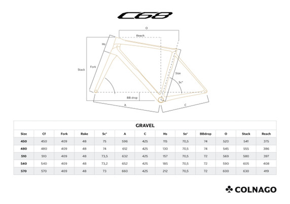 Colnago C68 Gravel HGGR Frameset