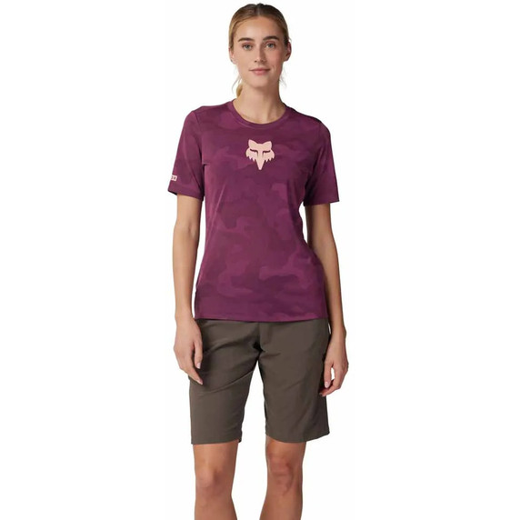 Fox Womens Ranger Tru-Dri SS Jersey Sangria