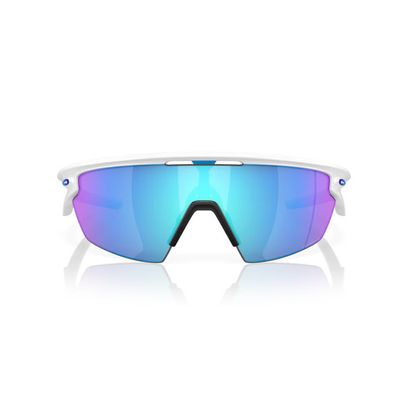 Oakley Sphaera Sunglasses Matte White Prizm Sapphire Polarized Lens