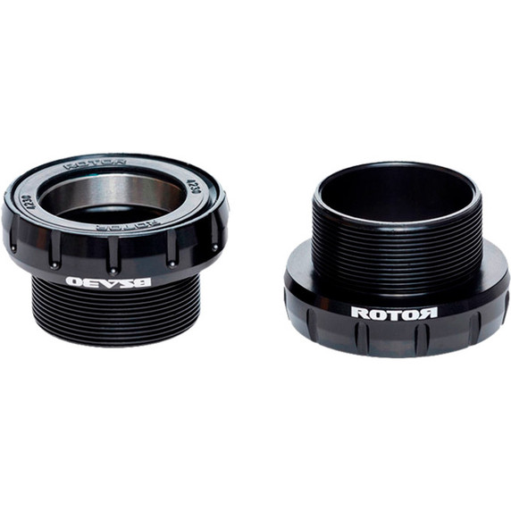 Rotor BSA 68/73mm Steel Black Bottom Bracket