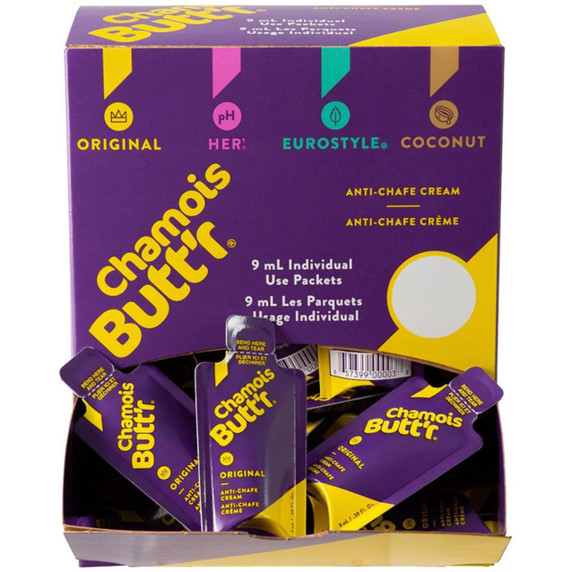 Chamois Buttr Original Display 75 Units 9ml Single Packets