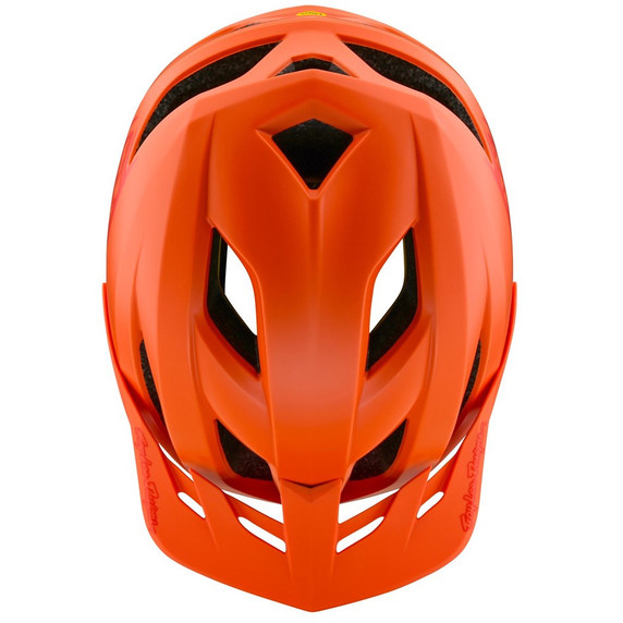 Troy Lee Designs MIPS AS Flowline YTH Helmet Point Mandarin