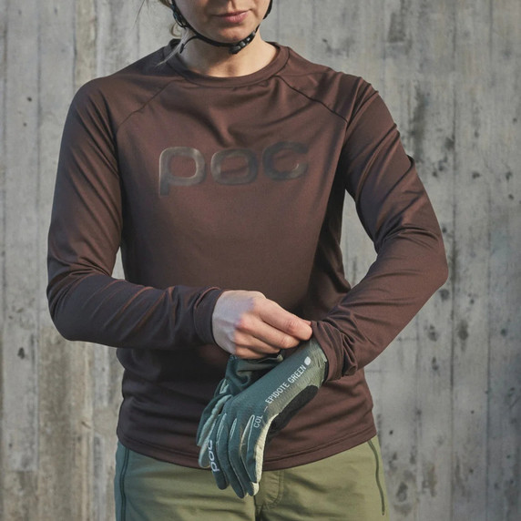 POC Womens Reform Enduro Jersey Axinite Brown