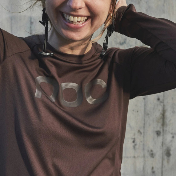 POC Womens Reform Enduro Jersey Axinite Brown