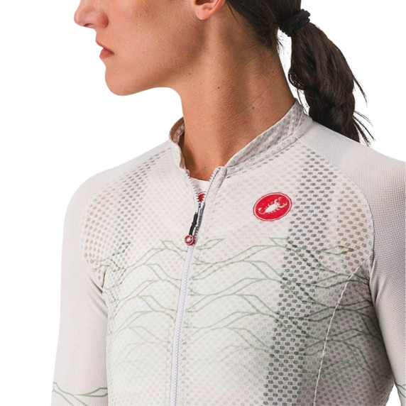 Castelli Climbers 2.0 Jersey Womens Gray/Defender Green