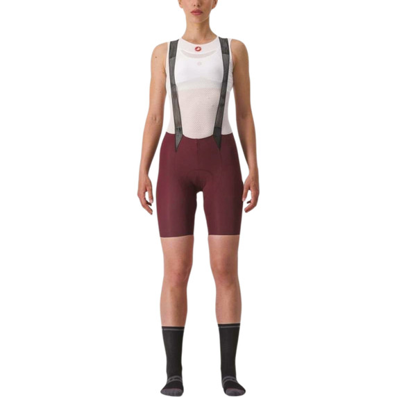 Castelli Free Aero RC Bibshort Womens Deep Bordeaux
