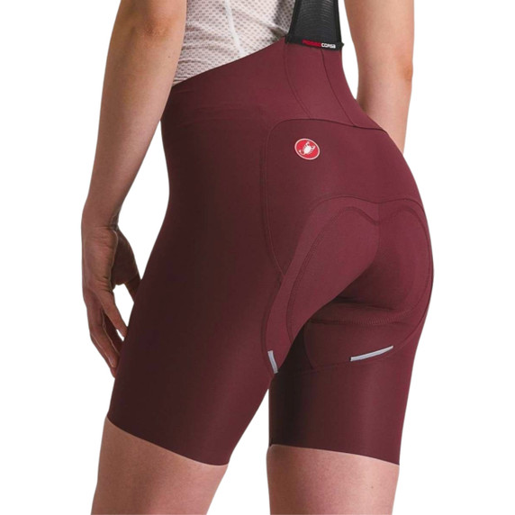 Castelli Free Aero RC Bibshort Womens Deep Bordeaux