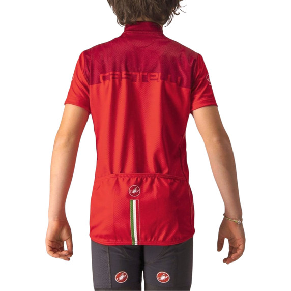 Castelli Neo Prologo Jersey Kids Red/Pro Red