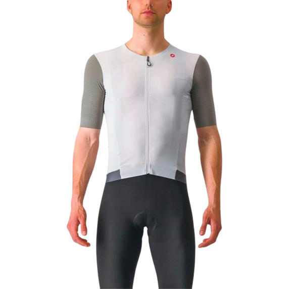 Castelli Premio Black Jersey Silver Gray/Sedona Sage