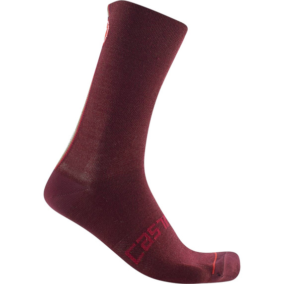 Castelli Racing Stripe 18 Socks Bordeaux