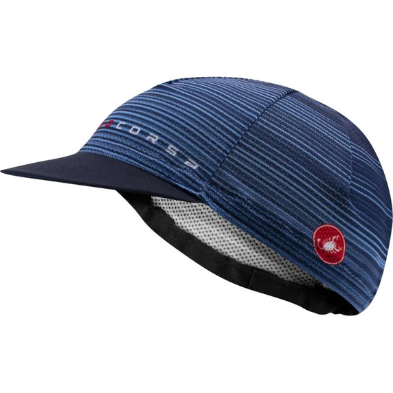 Castelli Rosso Corsa Cap Belgian Blue Unisize