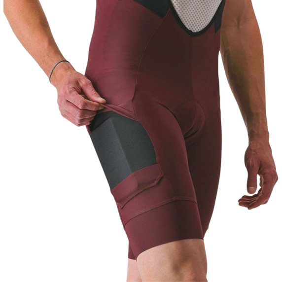 Castelli Unlimited Cargo Bibshort Deep Bordeaux