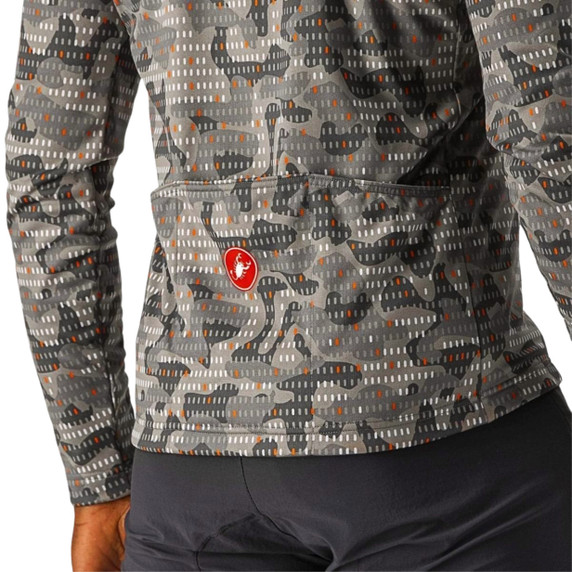 Castelli Unlimited Thermal Jersey Nickel Gray/Dark Gray