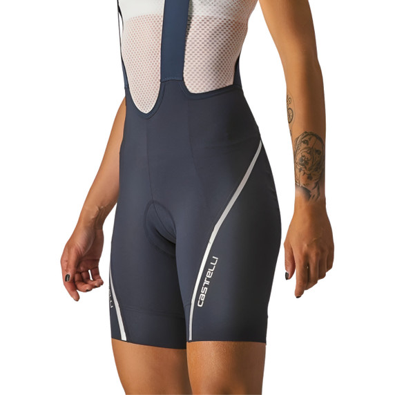 Castelli Velocissima 3 Bibshort Womens Savile Blue/Silver