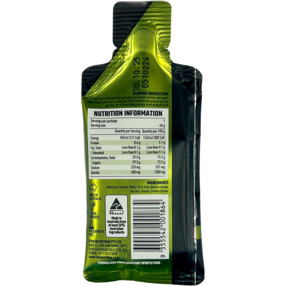 Fixx Nutrition Gel X Pro Pear Cider 40g