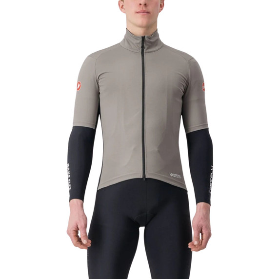 Castelli Perfetto RoS 2 Wind Jersey Nickel Gray