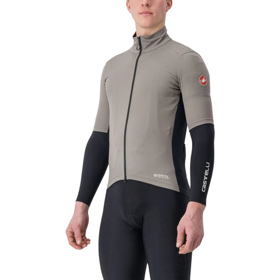 Castelli Perfetto RoS 2 Wind Jersey Nickel Gray