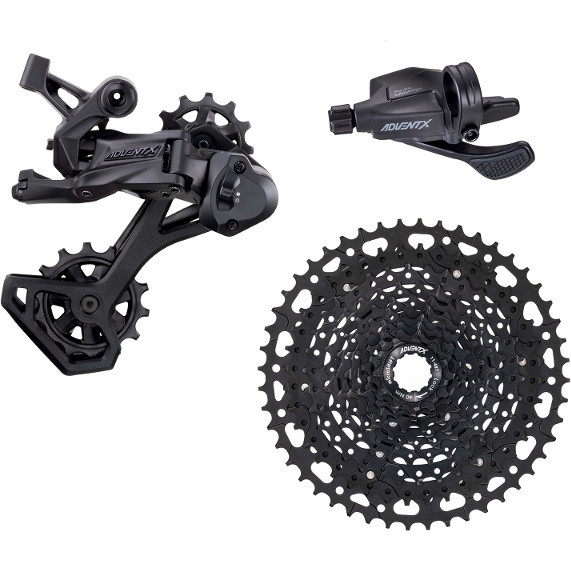 Microshift Groupset Ebike Advent X 1x10 11-48t Single Click Shifter Clutched Der