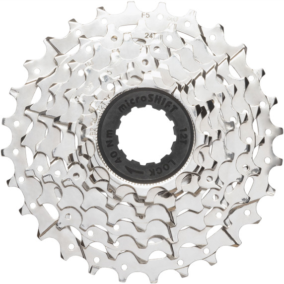 Microshift Mezzo CS-H072 Silver 7spd 12-28t Cassette