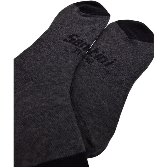 Santini Riga Wool High Profile Socks Titanium