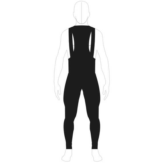 Santini RTR Winter Bibtights Black